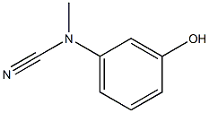 Cyanamide, (3-hydroxyphenyl)methyl- (9CI) Struktur