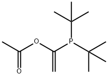 1-[Bis(1,1-dimethylethyl)phosphino]ethanol acetate Struktur