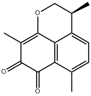 2,3-Dihydro-3,6,9-trimethylnaphtho[1,8-bc]pyran-7,8-dione Struktur