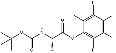 Boc-alanine pentafluorophenyl ester Struktur