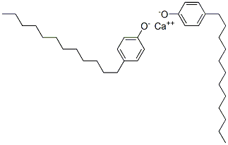 calcium 4-dodecylphenolate Struktur