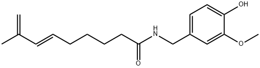 16,17-脫氫辣椒素, 509101-57-9, 結(jié)構(gòu)式