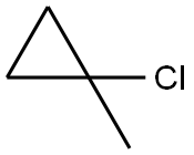 1-Methyl-1-chlorocyclopropane Struktur