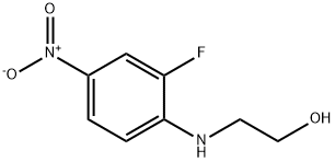 Ethanol, 2-[(2-fluoro-4-nitrophenyl)amino]- (9CI) Struktur