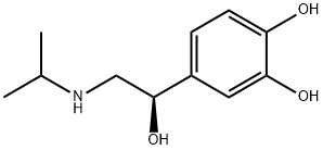 4-[(R)-1-ヒドロキシ-2-(イソプロピルアミノ)エチル]-1,2-ベンゼンジオール 化學(xué)構(gòu)造式