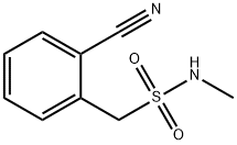 1-(2-CYANOPHENYL)-N-METHYLMETHANESULFONAMIDE Struktur