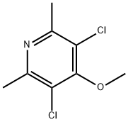 3,5-Dichloro-4-methoxy-2,6-dimethylpyridine Struktur