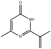 4(1H)-Pyrimidinone, 6-methyl-2-(1-methylethenyl)- (9CI) Struktur