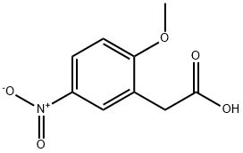 2-METHOXY-5-NITRO BENZENE ACETIC ACID 99+% HPLC Struktur