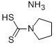 Ammonium 1-pyrrolidinedithiocarbamate