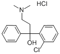 2-CHLORO-ALPHA-[2-DIMETHYLAMINOETHYL]BENZHYDROL HYDROCHLORIDE