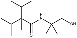 N-(2-hydroxy-1,1-dimethylethyl)-2-isopropyl-2,3-dimethylbutyramide Struktur