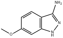 3-AMINO-6-METHOXY-1H-INDAZOLE Struktur