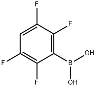 2,3,5,6-TETRAFLUOROBENZENEBORONIC ACID Struktur