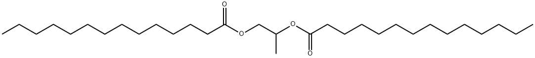 propylene dimyristate Struktur