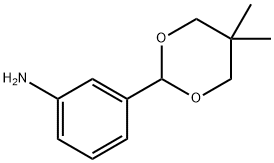 3-(5,5-dimethyl-1,3-dioxan-2-yl)aniline(SALTDATA: FREE) Struktur