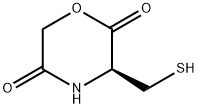 2,5-Morpholinedione,3-(mercaptomethyl)-,(3S)-(9CI) Struktur