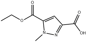 1H-Pyrazole-3,5-dicarboxylicacid,1-methyl-,5-ethylester(9CI) Struktur