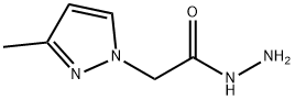 2-(3-methyl-1H-pyrazol-1-yl)acetohydrazide Struktur