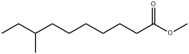 8-Methyldecanoic acid methyl ester Struktur