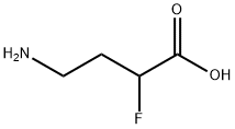 4-amino-2-fluorobutanoic acid Struktur