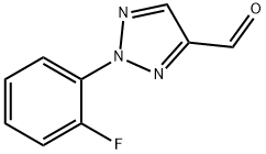 2-(2-fluorophenyl)-2H-1,2,3-triazole-4-carbaldehyde Struktur