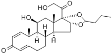 Budesonide Struktur