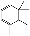 1,5,5,6-tetramethylcyclohexa-1,3-diene Struktur