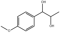 1-(4-methoxyphenyl)propane-1,2-diol Struktur