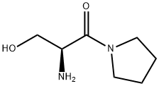 Pyrrolidine, 1-[(2S)-2-amino-3-hydroxy-1-oxopropyl]- (9CI) Struktur