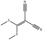 2-[DI(METHYLTHIO)METHYLIDENE]MALONONITRILE Struktur