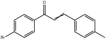 (E)-1-(4-bromophenyl)-3-(4-methylphenyl)prop-2-en-1-one Struktur