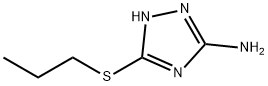 3-(PROPYLTHIO)-1H-1,2,4-TRIAZOL-5-AMINE Struktur