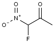 2-Propanone, 1-fluoro-1-nitro- (9CI) 結(jié)構(gòu)式