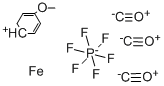 TRICARBONYL(2-METHOXYCYCLOHEXADIENYLIUM)IRON HEXAFLUOROPHOSPHATE Struktur