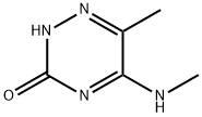 1,2,4-Triazin-3(2H)-one, 6-methyl-5-(methylamino)- (9CI) Struktur