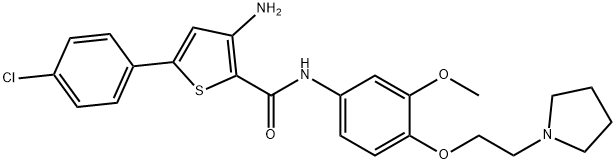 3-AMINO-5-(4-CHLOROPHENYL)THIOPHENE-2-CARBOXAMIDE Struktur