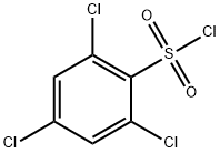 2,4,6-TRICHLOROBENZENESULFONYL CHLORIDE Structure