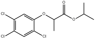 isopropyl 2-(2,4,5-trichlorophenoxy)propionate Struktur