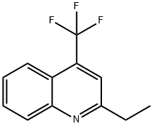 Quinoline, 2-ethyl-4-(trifluoromethyl)- (9CI) Struktur