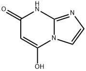 5,7-Dihydroxyimidazo[1,2-α]pyrimidine Struktur