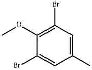 2,6-dibromo-4-methylanisole Struktur