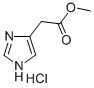 METHYL 2-(1H-IMIDAZOL-4-YL)ACETATE HYDROCHLORIDE Struktur