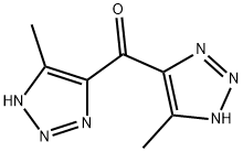 Bis(5-methyl-1H-1,2,3-triazol-4-yl) ketone Struktur