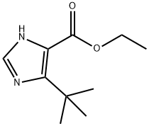 ethyl 4-tert-butyl-1H-iMidazole -5-carboxylate Struktur