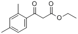 ethyl 3-(2,4-dimethylphenyl)-3-oxopropanoate Struktur