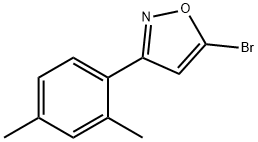 5-BROMO-3-(2,4-DIMETHYLPHENYL)ISOXAZOLE Struktur