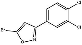 5-BROMO-3-(3,4-DICHLOROPHENYL)ISOXAZOLE Struktur