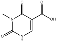 5-Pyrimidinecarboxylicacid, 1,2,3,6-tetrahydro-1-methyl-2,6-dioxo- Struktur