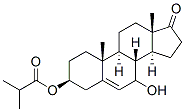 Androst-5-en-17-one,7-hydroxy-3-(2-methyl-1-oxopropoxy)-,(3beta)-(9CI) Struktur